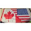 Image 4 : Canada/USA flag, new - 34"x57.5"