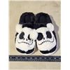 Image 1 : Ladies Jack Skellington teddy bear slippers, sz 6 - new