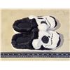 Image 2 : Ladies Jack Skellington teddy bear slippers, sz 6 - new