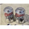 Image 6 : Bundle of new, novelty spoons & Coors light salt n pepper shakers