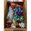 Image 2 : Christmas Bows and Decorative Items.