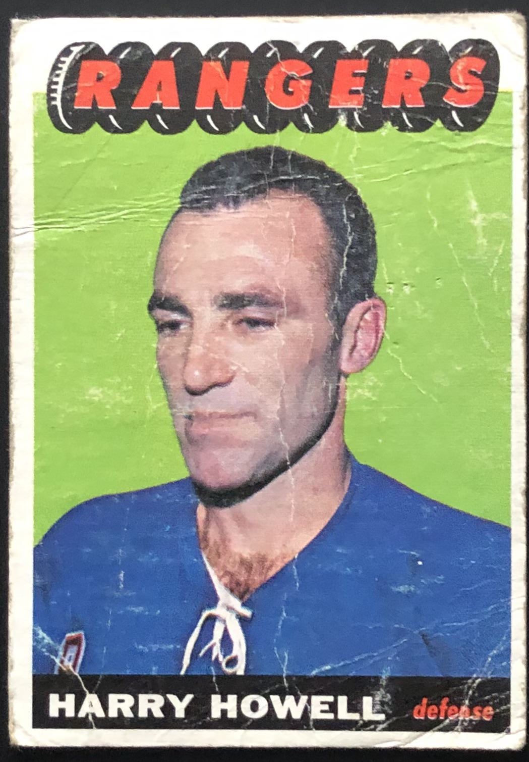 1965 66 TOPPS HARRY HOWELL 1965-66-topps-harry-howell