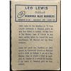 Image 2 : 1962 TOPPS LEO LEWIS