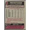 Image 2 : 1977 TOPPS PRESTON PEARSON