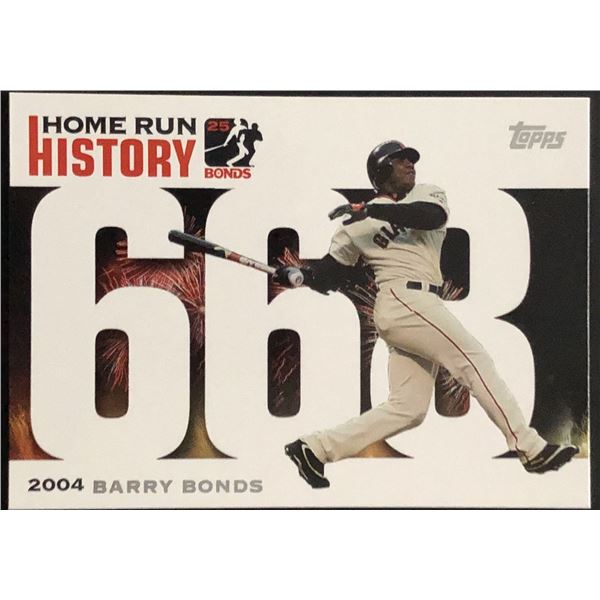 2006 TOPPS BARRY BONDS