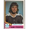 Image 1 : 1974-75 O-PEE-CHEE BLAINE STOUGHTON ROOKIE CARD