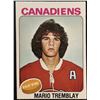 Image 1 : 1975-76 O-PEE-CHEE MARIO TREMBLAY ROOKIE CARD