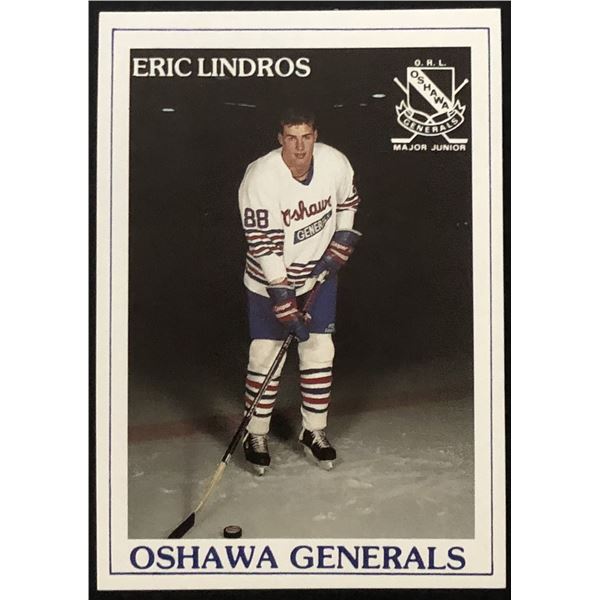1989-90 ERIC LINDROS JUNIOR CARD