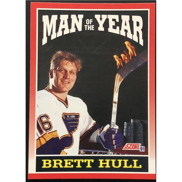 1991-92 SCORE BRETT HULL