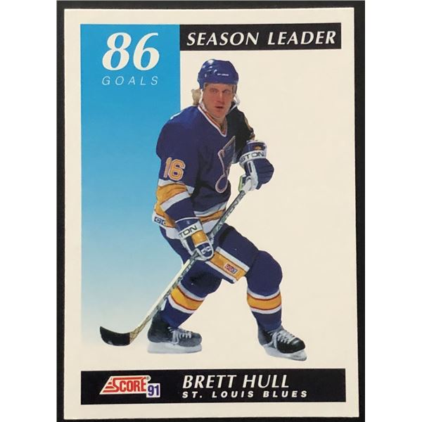 1991-92 SCORE BRETT HULL