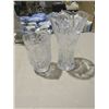 Image 1 : crystal vase and water pitcher 10"