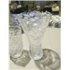 Image 3 : crystal vase and water pitcher 10"