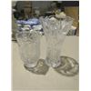 Image 4 : crystal vase and water pitcher 10"