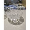 Image 5 : two 3 post crystal candy bowls 8.5"