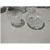 Image 1 : two crystal 3 post candy bowls 7.5"