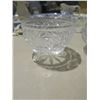 Image 4 : two crystal 3 post candy bowls 7.5"