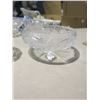 Image 5 : two crystal 3 post candy bowls 7.5"