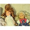 Image 3 : 4 Vintage dolls - 1 is porcelain