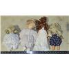 Image 4 : 4 Vintage dolls - 1 is porcelain