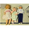 Image 1 : 3 Vintage large dolls