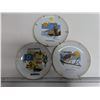 Image 1 : 3 Collectible Plates; 2 Herbert, SK & 1 Marshall, Minnesota