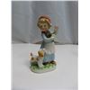 Image 2 : 7" Tall Old Man Music Box & Little Girl Figurine