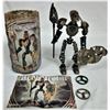 Image 2 : Vintage 2004 Bionicle Lego #8762 Metro Nui TOA Irvini Special 50th Anniversary Edition (w/ canister 