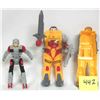 Image 1 : Rave 1987 GI Transformer Landmine/Shell & Mini Figure w/ Gun & Sword