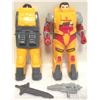 Image 2 : Rave 1987 GI Transformer Landmine/Shell & Mini Figure w/ Gun & Sword