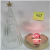 Image 2 : Vintage Avon Glass XMAS Tree - Battery Operated & Changing Colours