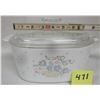 Image 1 : Vintage Corningware Country Cornflower A-3-B 3 Litre Casserole/A-9-C w/ Glass Lid