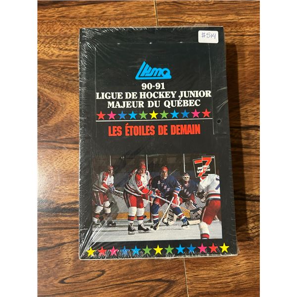 1990-91 7th Inning Sketch - QMJHL - Sealed Hockey Card Box