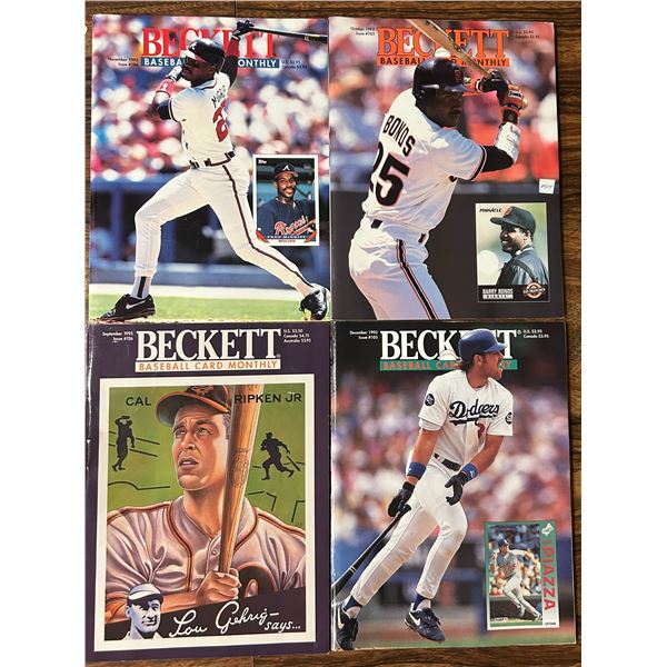 Beckett Baseball Magazines (4)