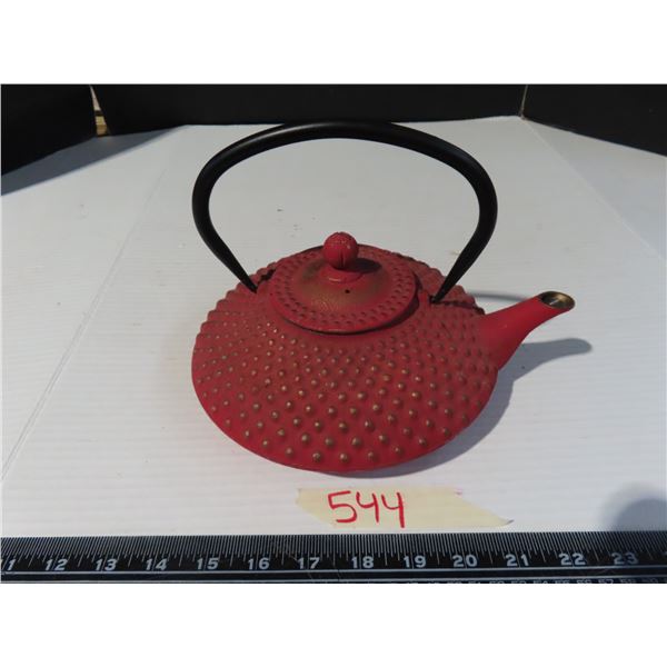 Cast iron heavy tea pot