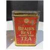 Image 2 : Braids best orange pekoe tea and blue bird confectionery tins
