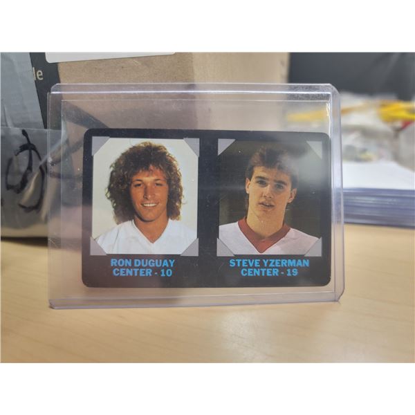 1985 7-11 Yzerman/Duguay #5/25