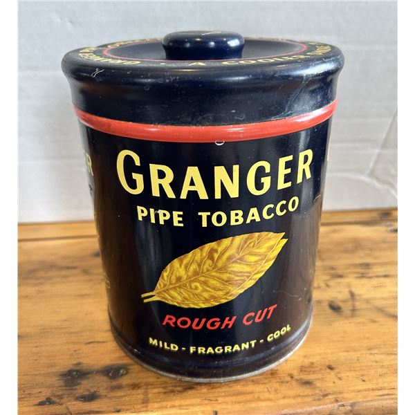 Granger Pipe tobacco tin - 6"H