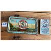 Image 1 : Player's navy cut tobacco tin and small paper Player's cigarette pack