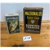 Image 1 : 2 MacDonald's paper tobacco packs, vintage empty