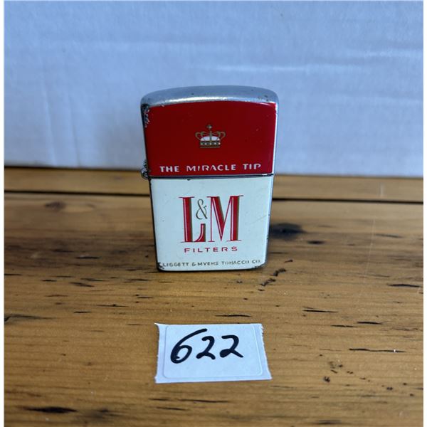 L&M Tobacco advertising lighter, Royal lite