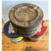 Image 2 : 3 Round tobacco tins - Ottoman, Philip Morris, and Chateau Gay