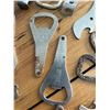 Image 2 : Lot of Advertising openers - CPR, CNR, hotels, bud, Big Chief, etc.