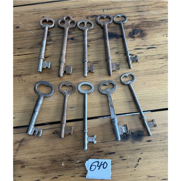 10 Skeleton keys - larger