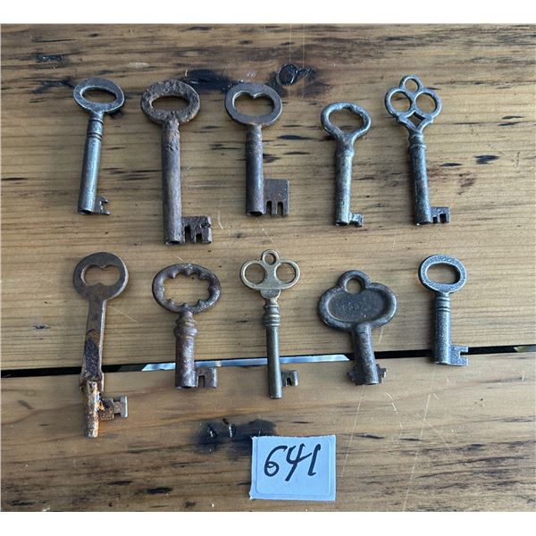 10 Skeleton keys - smaller