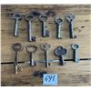 Image 1 : 10 Skeleton keys - smaller