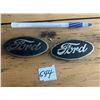 Image 1 : 2 Ford model T - rad emblems - original