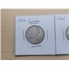 Image 2 : 3 silver 25 cents 1963, 64, 65