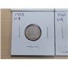 Image 4 : 4 silver 10 cents 1921, 40, 58, 60