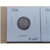 Image 2 : 1906 & 1907 silver 10 cents