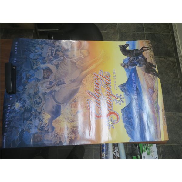 2001 clagary stampede poster